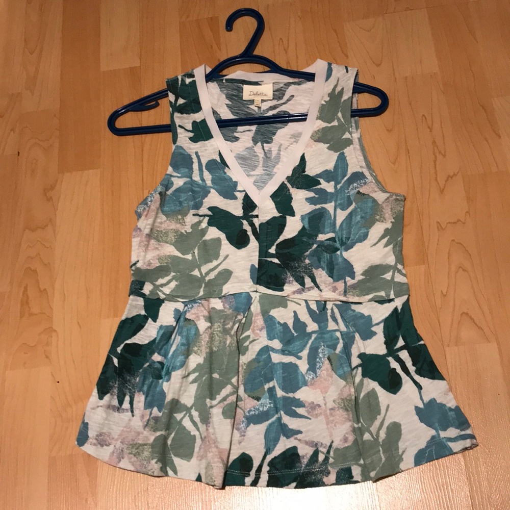Anthropologie’s deletta sleeveless top (s)
